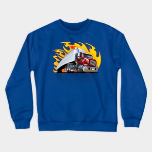 Cartoon truck Crewneck Sweatshirt